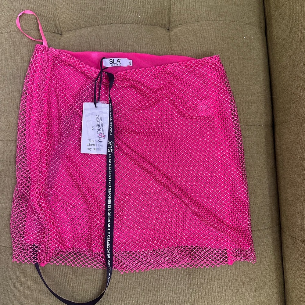 SLA The Label Women's Pink Skirt
